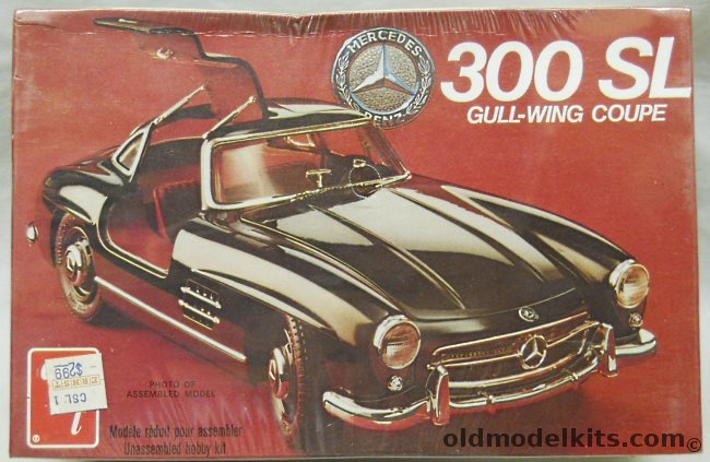 AMT 1/25 1955 Mercedes-Benz 300SL Gullwing, 2304 plastic model kit